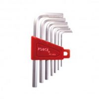 FORCE 5076 JUEGO 7 LLAVES ALLEN CON ABRAZADERA, 1.5 A 6 MM