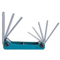 FORCE 5083F JUEGO 8 LLAVES TORX PLEGABLES T9-T40