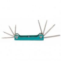 FORCE 5087TF JUEGO 8 ESPIGAS TORX PELGABLES EN SOPORTE DE METAL T5H A T20H
