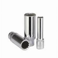 FORCE 5497727 CUBO CROMADO 12 PUNTOS LARGO ESPIGA 1/2'', 27 MM