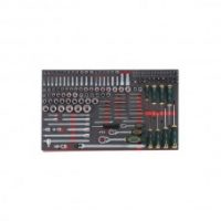 FORCE 41811 181 CUBOS 1/4",3/8",1/2" Y DESTORNILLADORES,CUBOS DE PUNTAS, ACCESORIOS