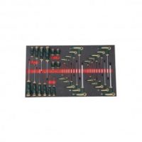 FORCE 2333 JUEGO 33 DESTORNILLADORES Y LLAVES ALLEN C/MANGO CON BANDEJA