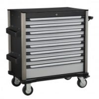 FORCE 10318 CARRO DE 8 GAVETAS SIN HERRAMIENTAS COLOR NEGRO .