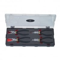 FORCE K5043A JUEGO DE 4 ALICATES PARA SEGUROS CON ESTUCHE