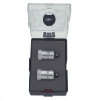 FORCE K3021 JUEGO DE 2 ADAPTADORES DE TORQUE ESPIGA 3/8" CON ESTUCHE