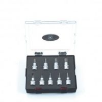 FORCE K3096 JUEGO 10 CUBOS ALLEN (SAE) ESPIGA 3/8" 1/8"-1/2" CON ESTUCHE