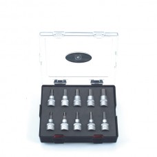 FORCE K3104 JUEFGO DE 0 CUBOS ALLEN CORTOS ESPGA 3/8" 3 - 12MM CON ESTUCHE