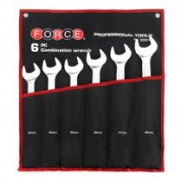 FORCE 50651S JUEGO DE 6 LLAVES COMBINADAS (SAE) 1.1/4"-1.5/8" CON UNDA