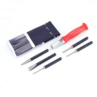 FORCE 906U1 JUEGO 6 PZS- CINCELES Y PUNZONES INTERCAMBIABLES CON MANGO