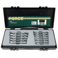 FORCE 51214 JUEGO 12 LLAVES COMBINADAS/ MINIATURAS 8-19MM CON ESTUCHE COLOR NEGRO