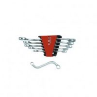FORCE 50634 JUEGO 6 LLAVES CORONA EN FORMA DE ''S'', 10-24MM CON CLIP