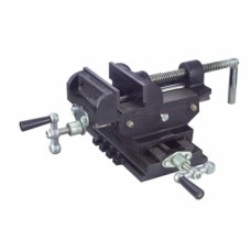 FORCE 6540504 PRENSA DE BANCO MORDAZAS Y BASE AJUSTABLES EN CRUZ 4" (100MM)