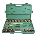 TIANJIN 101L JUEGO 21 CUBOS 21-50MM Y ACCESORIOS ESPIGA 3/4" ANTICHISPAS, CCN ESTUCHE