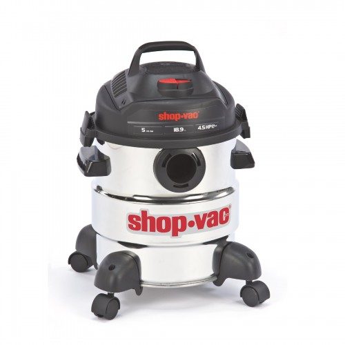 SHOP VAC 5976136 ASPIRADORA ACERO INOX. SECO/MOJADO 8 GALONES 4HP 120V/60HZ/1F