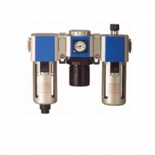 SHPI GCS200 08 FRL FILTRO+REGULADOR+LUBRICADOR AIRE COMP.1/4"NPT DRENAJE 10CC, ACEITE 25CC