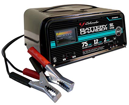 SCHUMACHER SE.1275.A CARGADOR DE BATERÍA CON ARRANCADOR AUTOMÁTICO 75 AMP / 12 AMP / 2 AMP