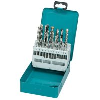 MAKITA D-59178 JUEGO 18 BROCAS P/MADERA METAL Y CONCRETO 1/8"-3/8" EN ESTUCHE
