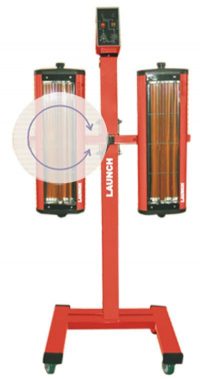 LAUNCH TBM-121 LÁMPARA DE SECADO DE PINTURA CON ONDA INFRARROJA 1600W/800W GIRO DE 300°