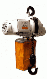 DUKE HOIST & WINCH DU-825 MINI TACKLE ELECTRICO 250KG CADENA Ø4MM X3M 1 RAMAL 120V/60HZ/1F