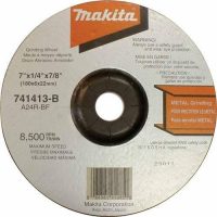 MAKITA 741413-B DISCO ABRASIVO P/METAL CONCAVO A24R-BF 7"X7/8"X1/4"