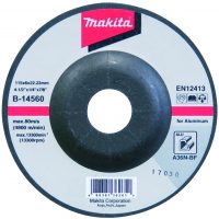MAKITA B-14560 DISCO ABRASIVO-PULIR ALUMINIO A36 4-1/2"X1/4"X7/8" .