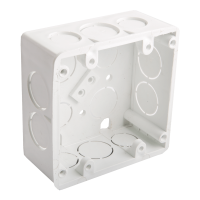 CAJA CUADRADA 4X4 PLASTICA RETIE