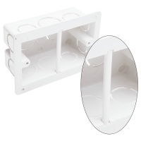CAJA RECTANGULAR 2X4 PLASTICA RETIE