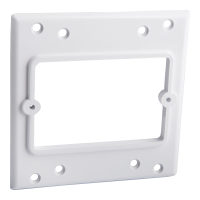 TAPA SUPLEMENTO 4X4" PLASTICA BLANCA