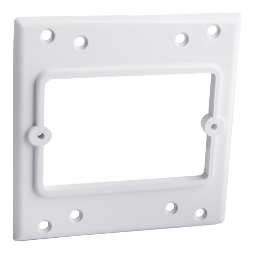 TAPA SUPLEMENTO 4X4" PLASTICA BLANCA