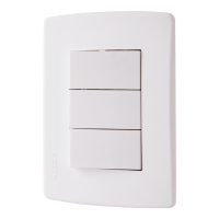 INTERRUPTOR TRIPLE SPAZIO 10 AMP/127 VOLT
