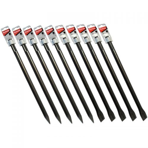 MAKITA D-35324-10 JUEGO 10 CINCELES SDS-MAX COMBINADOS 16" (406MM) .