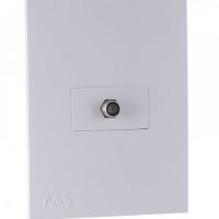SALIDA COAXIAL SENCILLA NOVA BLANCO         