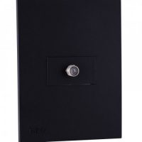 SALIDA COAXIAL SENCILLA NOVA NEGRO MATE     