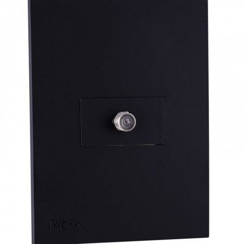 SALIDA COAXIAL SENCILLA NOVA NEGRO MATE     