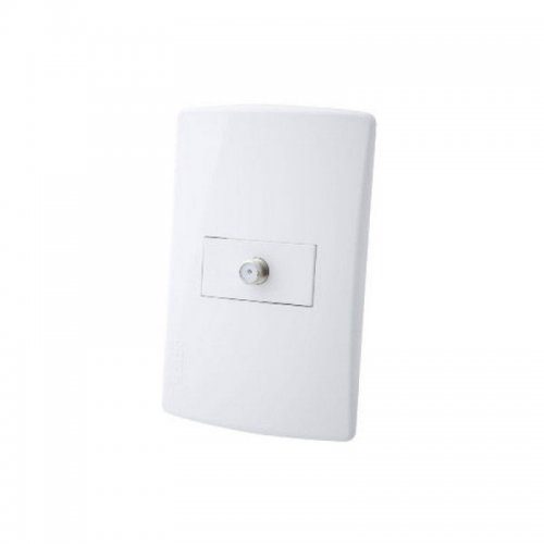 SALIDA COAXIAL SENCILLA  SPAZIO 10 AMP/127 VOLT