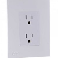 TOMACORRIENTE DOBLE INTEGRAL NOVA BLANCO          