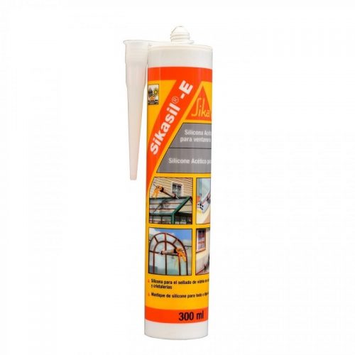 Sikasil E Transparente Cartucho x 300 ml/cc