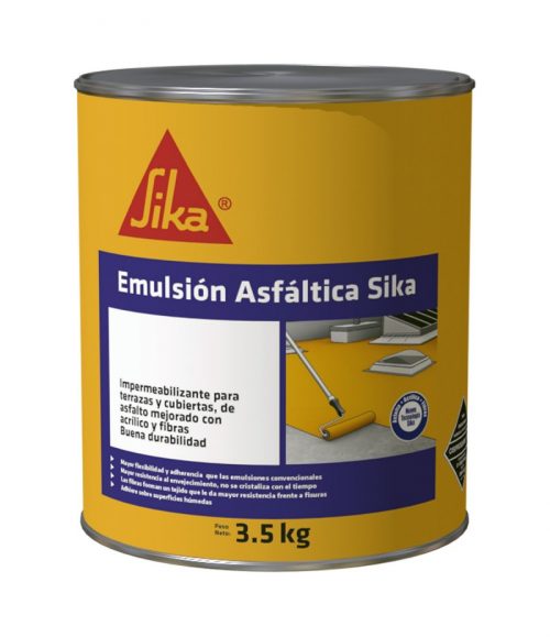 Emulsión Asfáltica Sika x 3,5 kg