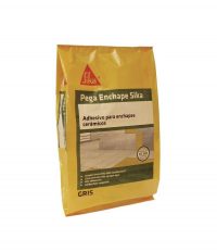 Pega Enchape Gris Sika x 10 kg