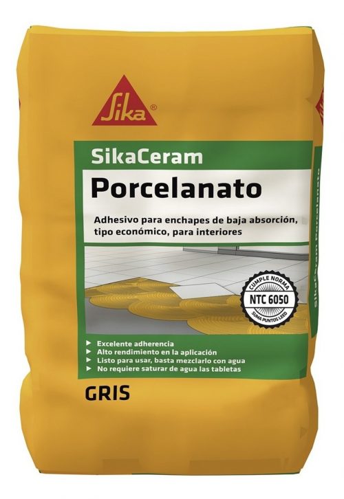 Sika Ceram Porcelanato Gris x 25 kg