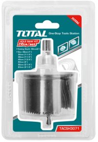 TOTAL TOOLS TACSH3071 JUEGO 7 BROCA-SIERRA PARA MADERA 26-32-38-45-50-56-63 MM