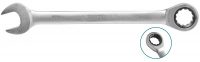 TOTAL TOOLS TCSPAR191 LLAVE COMBINADA CON RATCHET CROMADA MATE 19MM LARGO 245MM