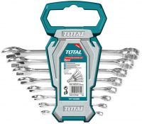 TOTAL TOOLS THT102286 JUEGO 8 LLAVES COMBINADAS 6-19MM