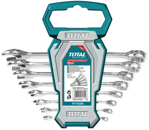 TOTAL TOOLS THT102286 JUEGO 8 LLAVES COMBINADAS 6-19MM