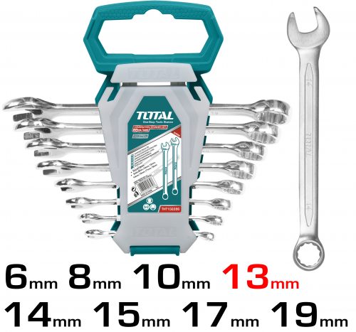 TOTAL TOOLS THT102286-I JUEGO 8 LLAVES COMBINADAS 6-19MM