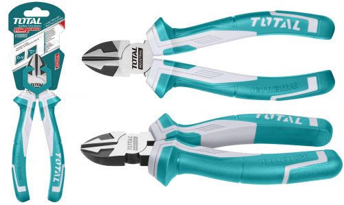 TOTAL TOOLS THT230706 CORTADORA DIAGONAL ACABADO NEGRO PULIDO 180MM (7")