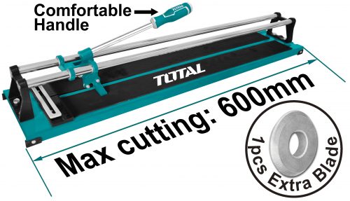 TOTAL TOOLS THT576004 CORTADORA DE BALDOSA 600MM GROSOR MÁXIMO 12MM