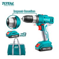 TOTAL TOOLS UTDLI1222 TALADRO INALÁMBRICO BAT. LITIO 12V C/2 BAT 1.5AH+CARGADOR+MALETÍN