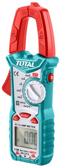 TOTAL TOOLS TMT46003 PINZA VOLTIAMPERIMETRICA AC/DC 600A 600VAC/DC